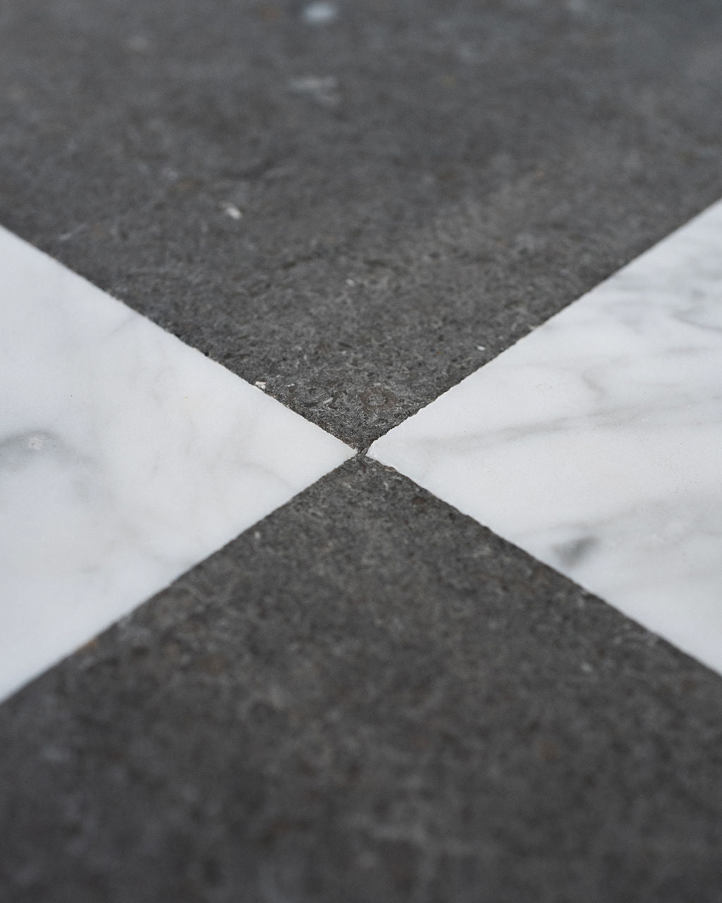 Marble Checkerboard Flooring