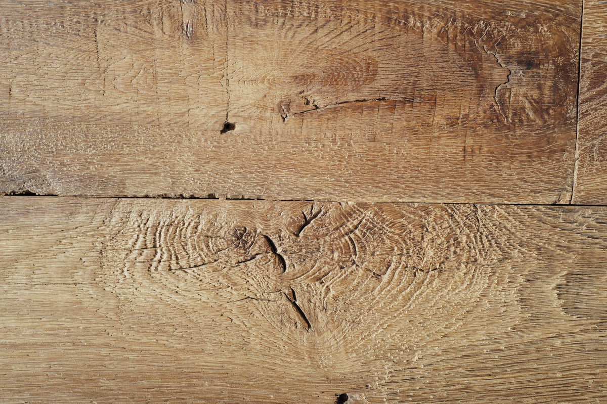 Solid reclaimed French oak boards in varied widths, view 6