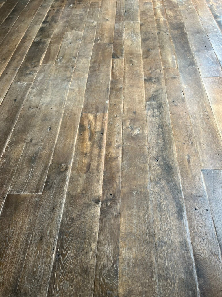 Footworn Original French Oak Floorboards