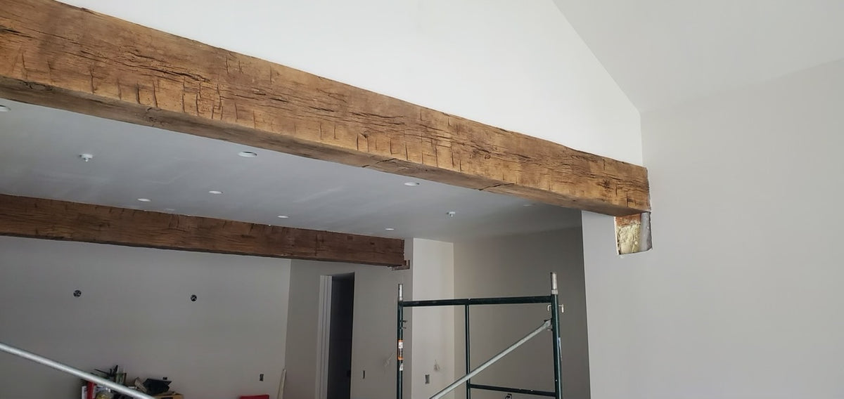Hand Hewn, Reclaimed Oak Box Beams, view 15