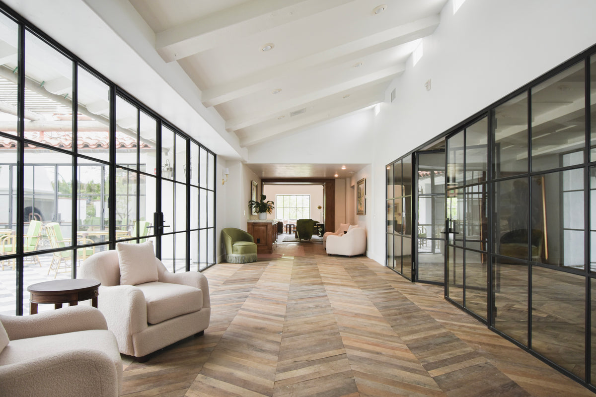 Reclaimed French Oak Chevron, Haussmann Era, view 5