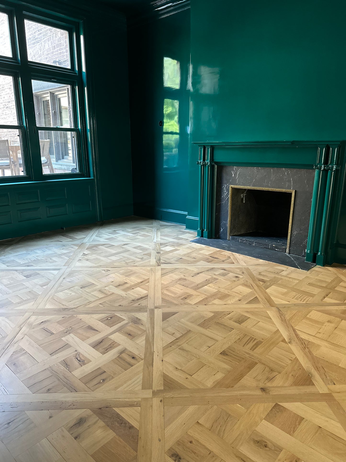 Versailles Panel, Reclaimed French Oak, Milled Face, view 2