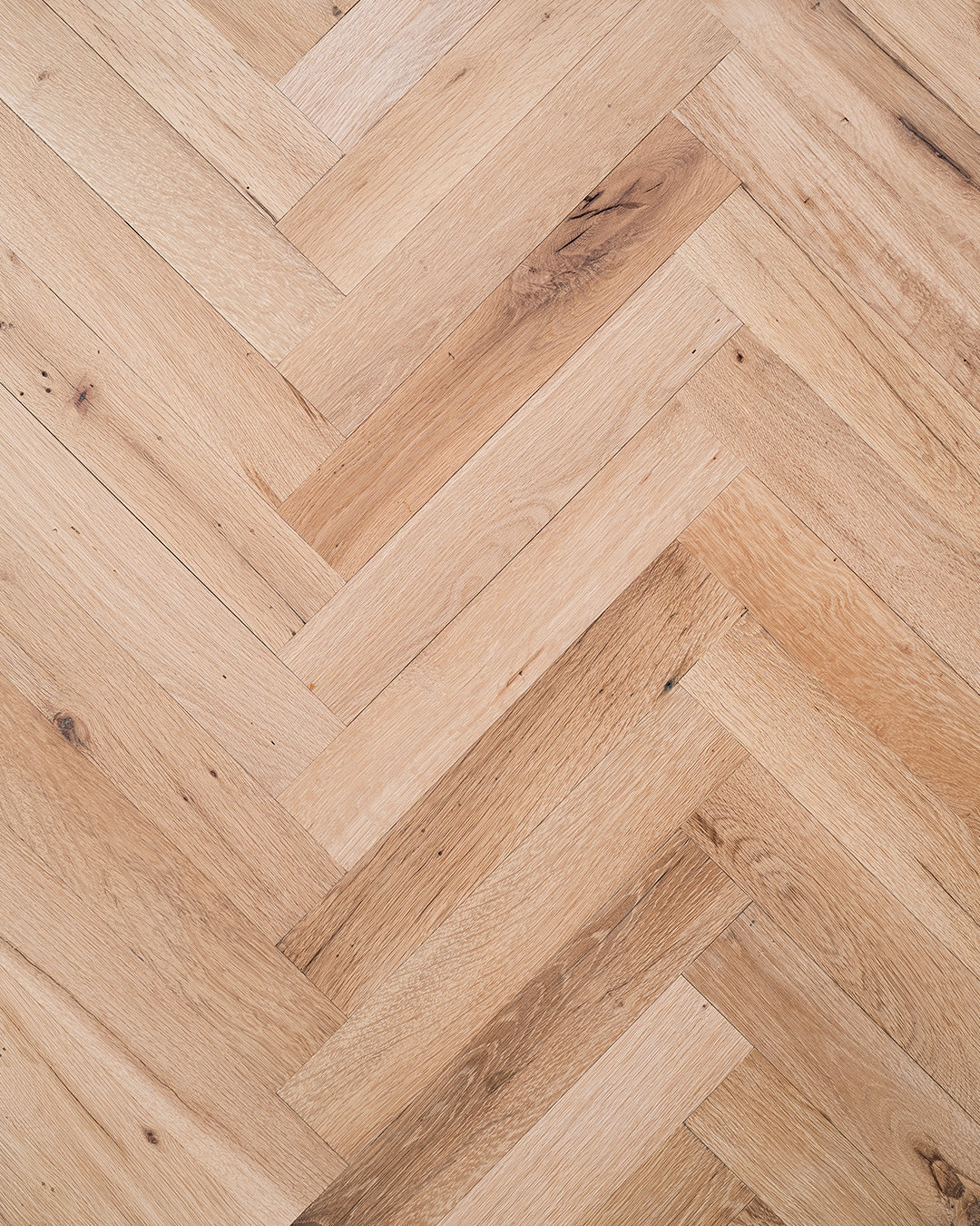 Reclaimed French Oak Herringbone - Milled Face