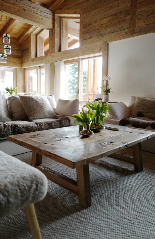Custom French Oak Coffee Tables -1