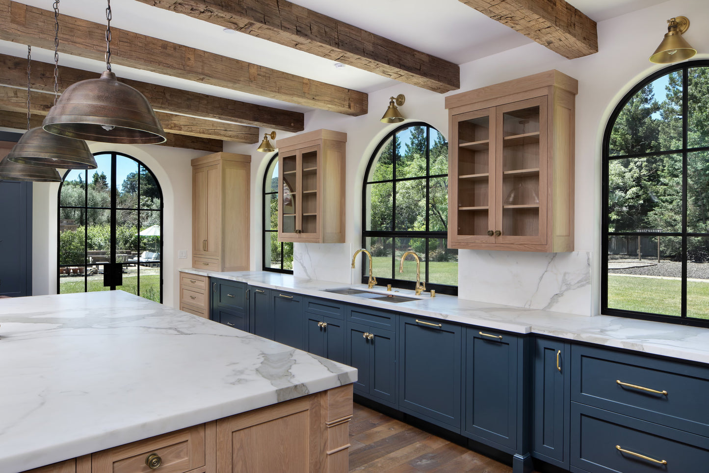 Hand Hewn, Reclaimed Oak Box Beams, view 3