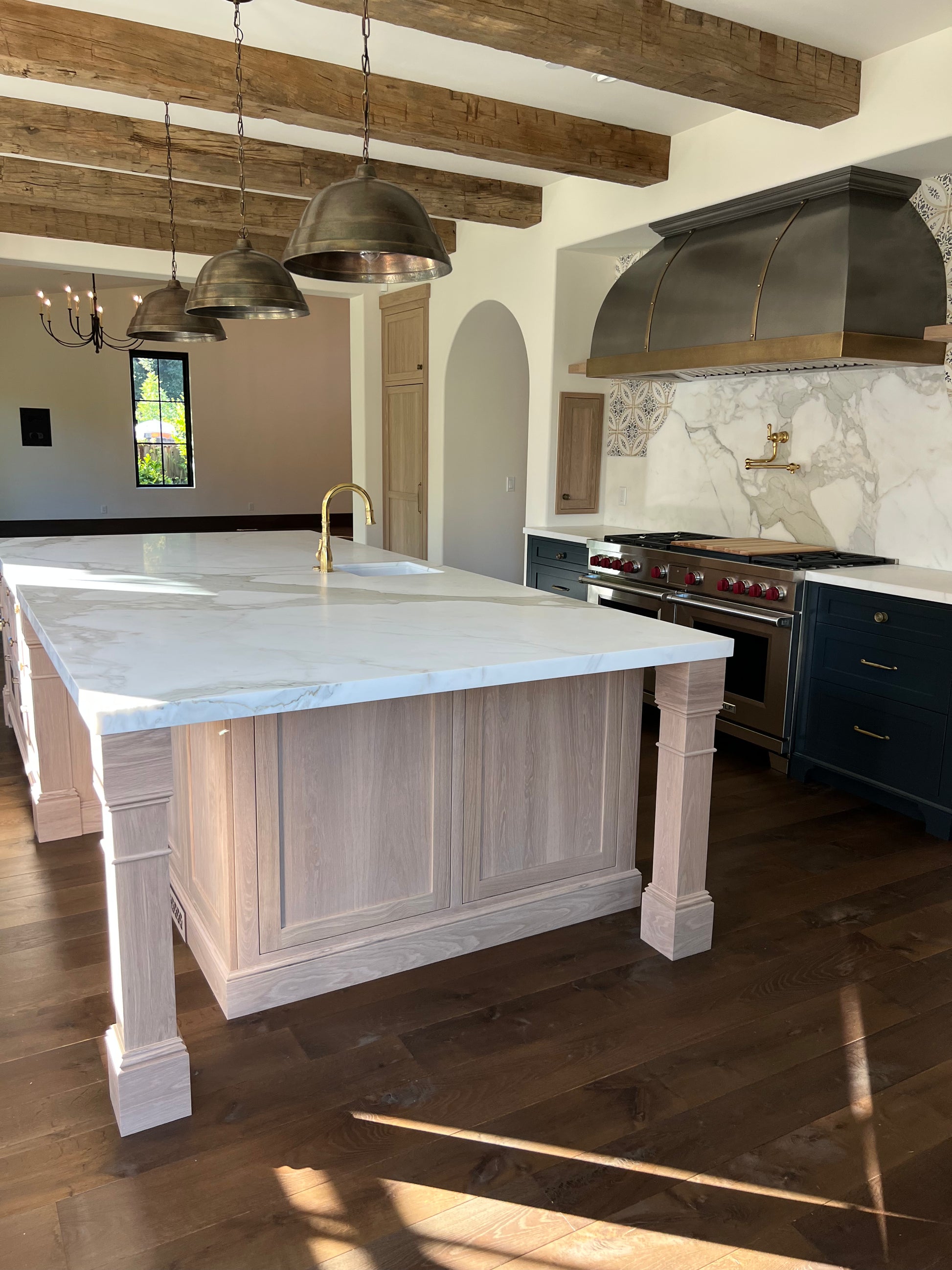Hand Hewn, Reclaimed Oak Box Beams, view 5