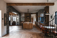 Hand Hewn, Reclaimed Solid Oak Beams