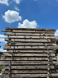 Hand Hewn, Reclaimed American Oak Beams