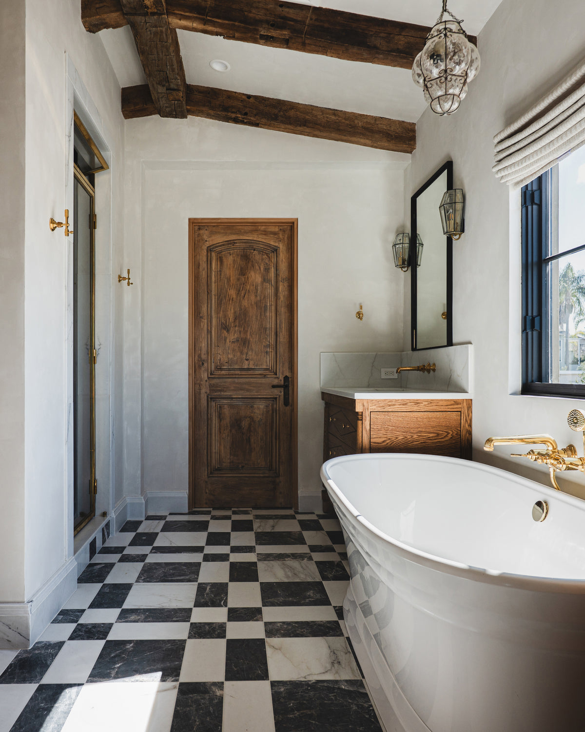 Hand Hewn, Reclaimed Solid Oak Beams, view 7