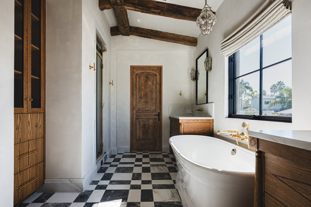 Hand Hewn, Reclaimed Solid Oak Beams, view 6