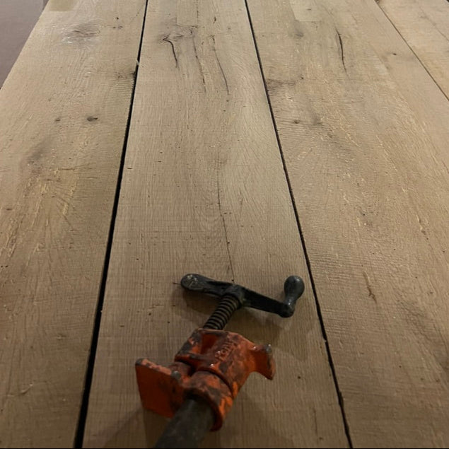 Resawn, Reclaimed American Oak Solid Beams
