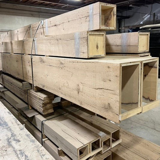 Resawn, Reclaimed American Oak Box Beams, view 1