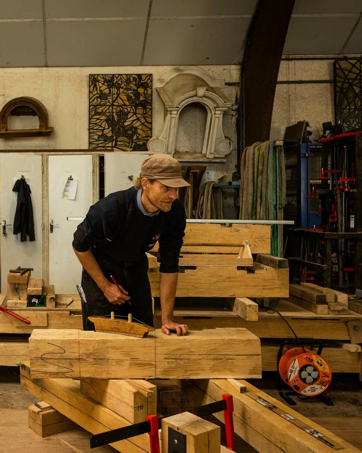 French Oak  Solid Beams